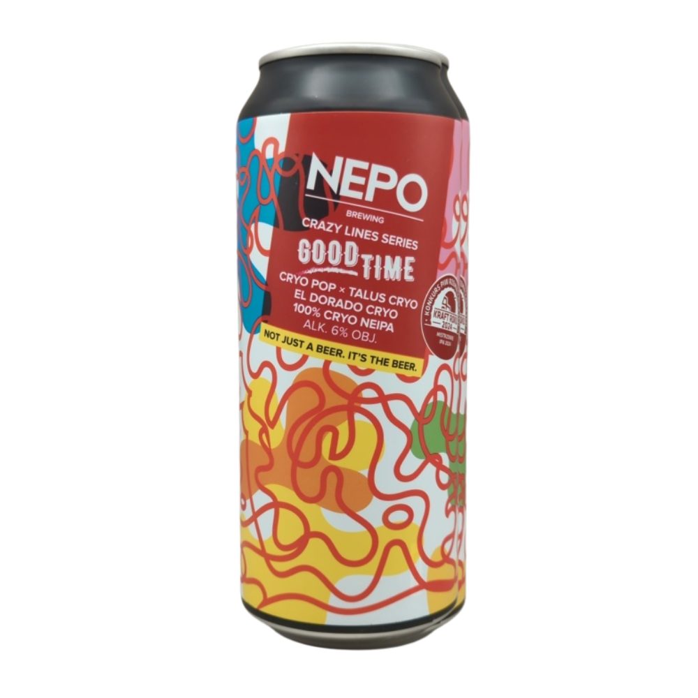 Piwo Nepomucen Good Time Crazy Lines Series 6% 500 ml puszka DRS