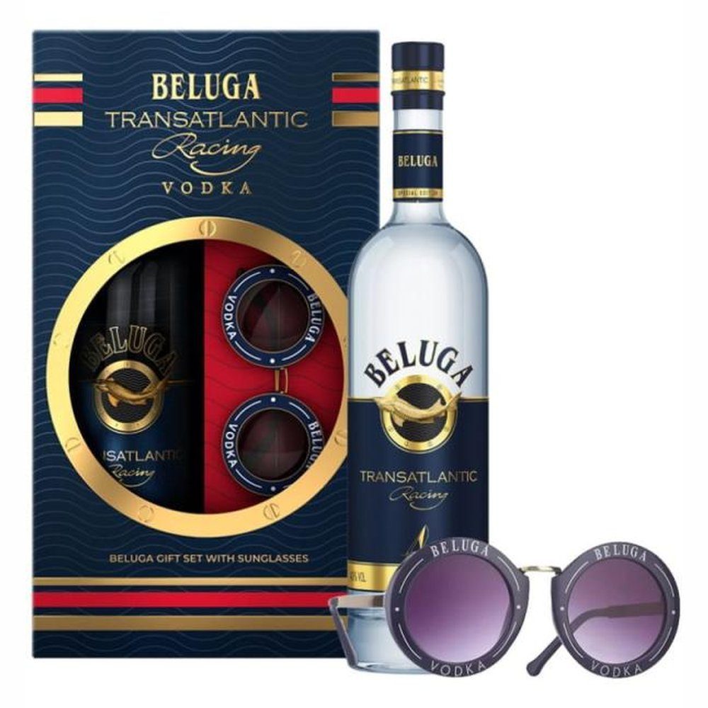 Wódka Beluga Transatlantic 40% 700 ml + okulary