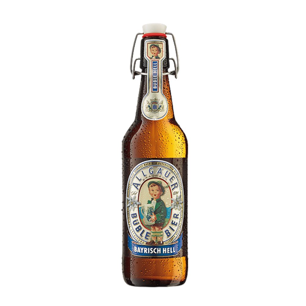 Piwo Allgauer Buble Bayrisch Hell 4,7% 500 ml zwrotna