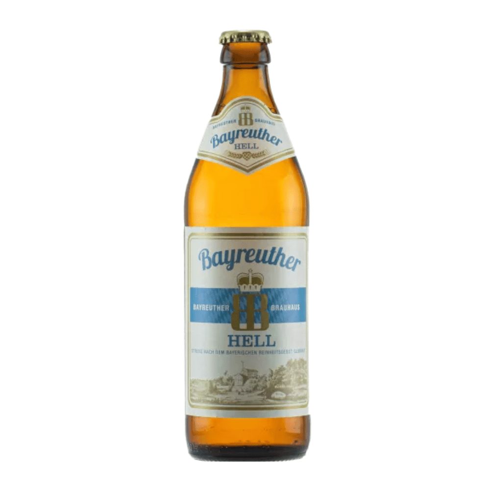 Piwo Bayreuther Hell 4,9% 500 ml zwrotna