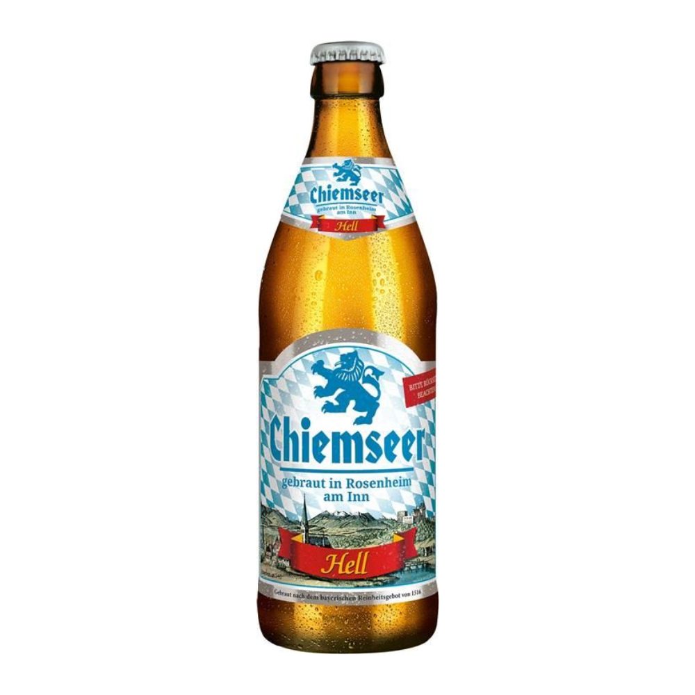 Piwo Chiemseer Hell 4,8% 500 ml zwrotna
