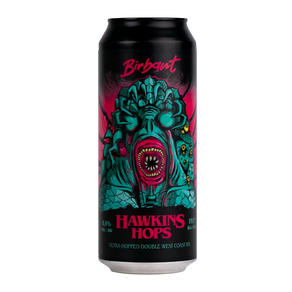 Piwo Birbant Hawkins Hops 8,6% 500 ml puszka DRS