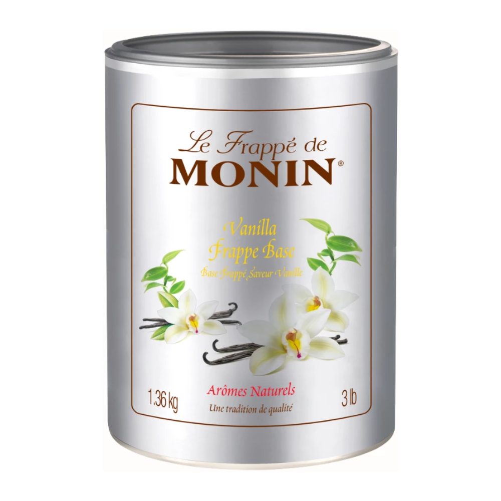 Baza do kawy Monin Frappe Vanilla 1,36 kg puszka