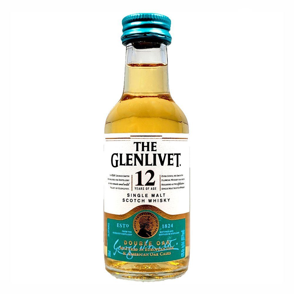 Whisky Glenlivet 12 YO Single Malt 40% 50 ml