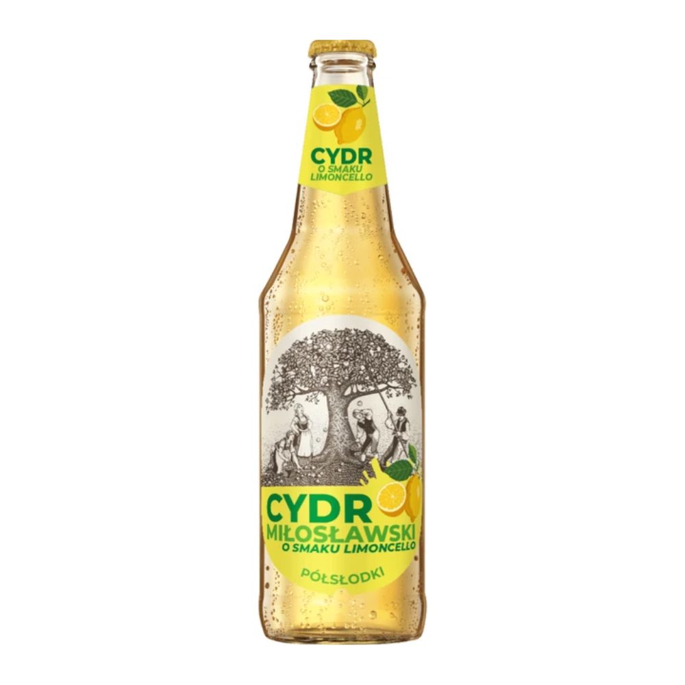 Cydr Miłosław Limoncello  4,5% 500 ml