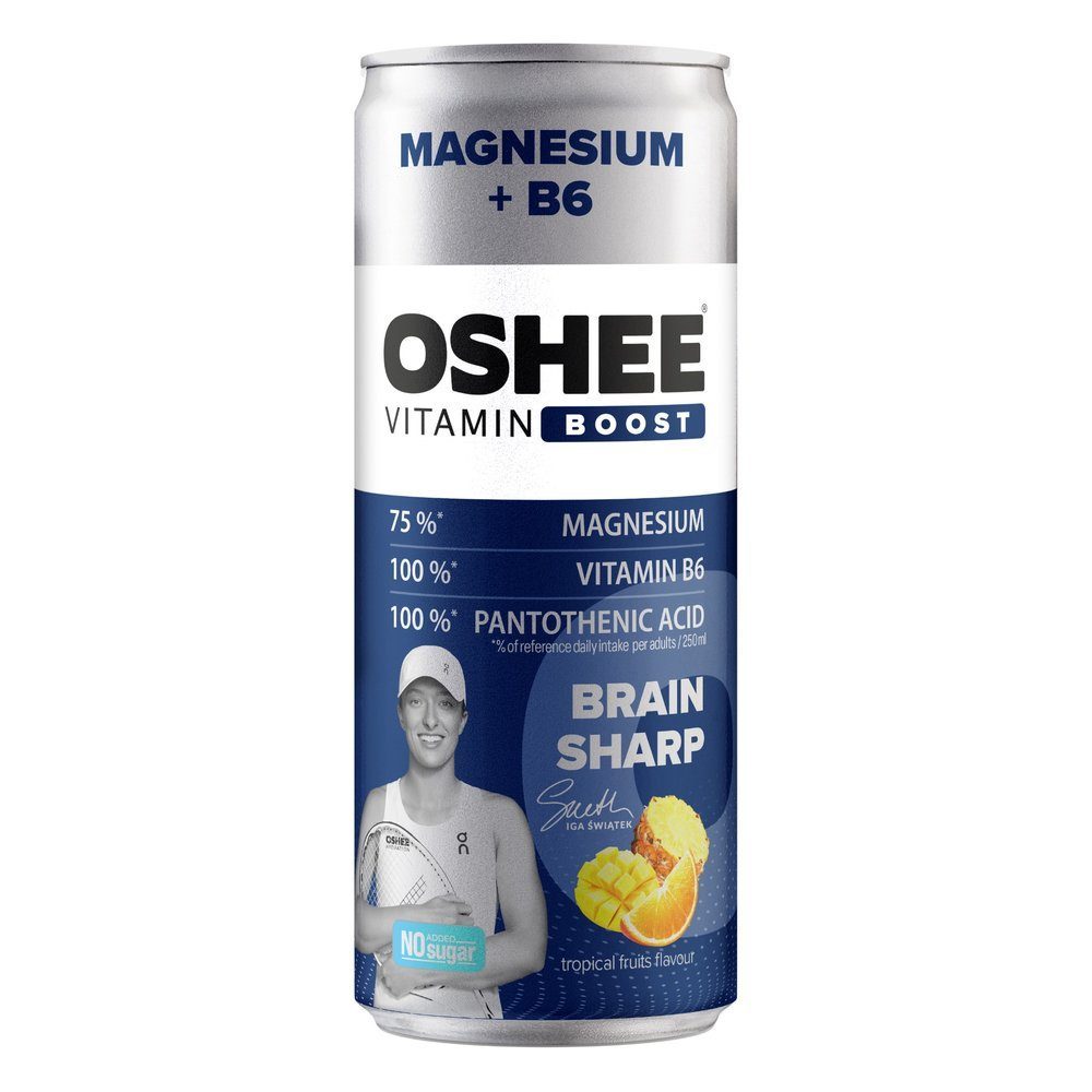 OSHEE Vitamin Boost Magnez+B6 owoce tropikalne 250 ml