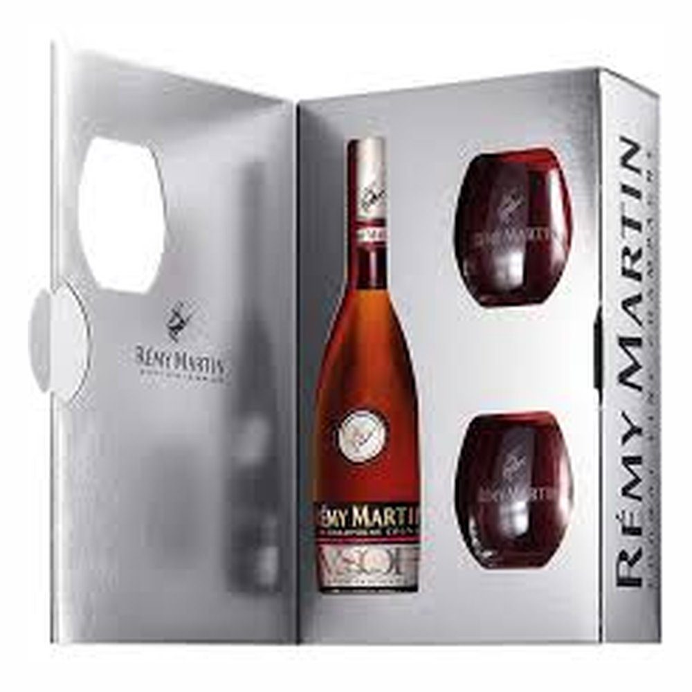 Koniak Remy Martin Vsop +2 Szkl. 40% 700 ml