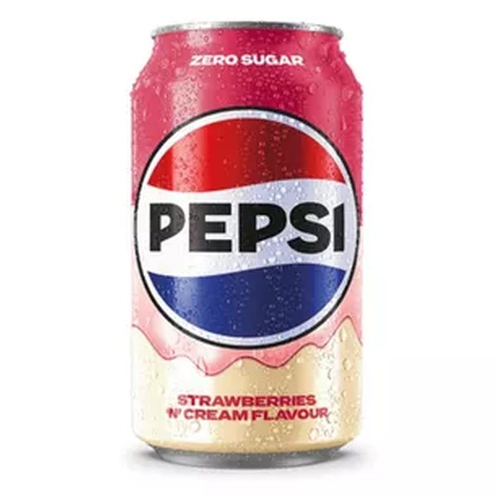 Napój Pepsi Zero Straw&cream puszka 330 ml DRS