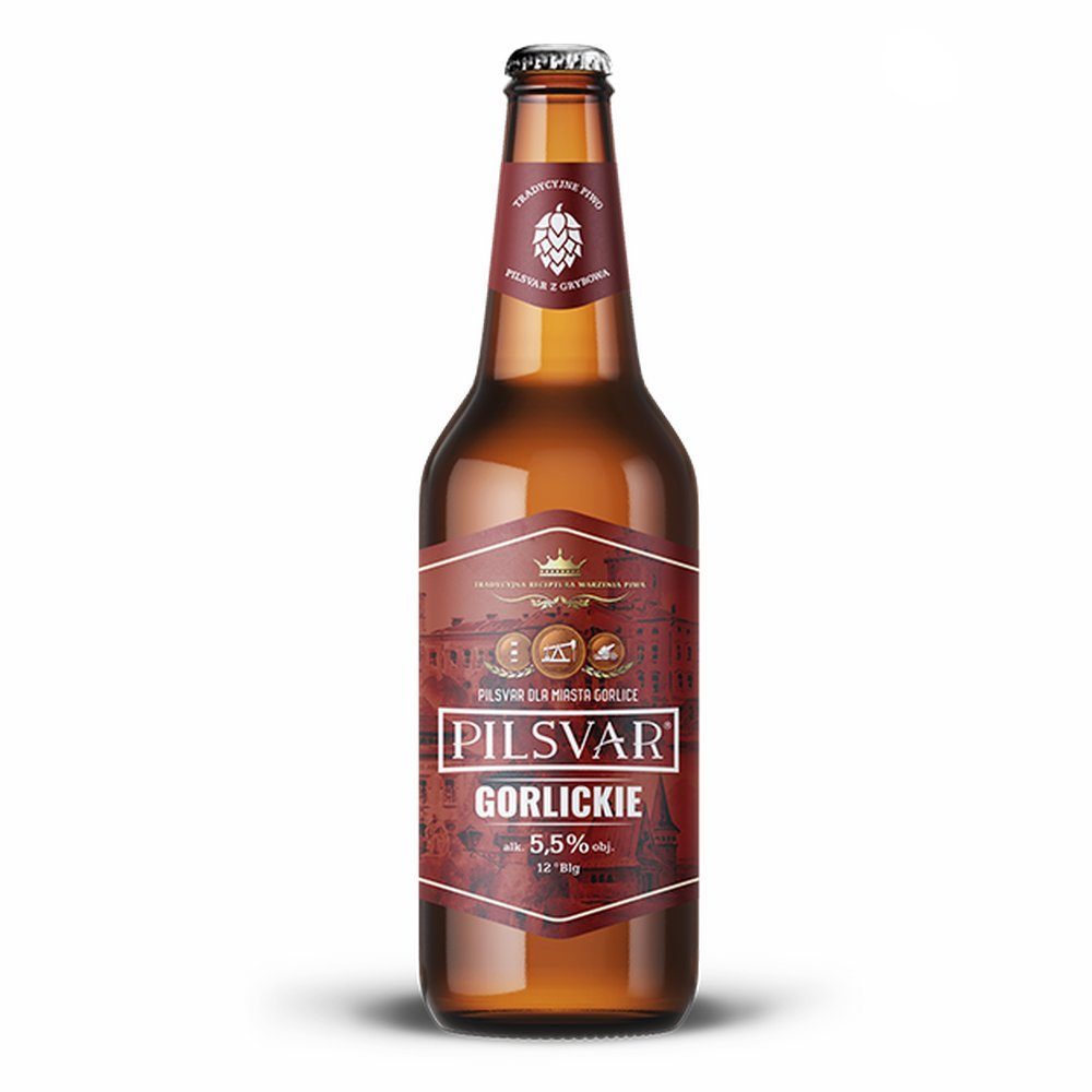 Piwo Pilsvar Gorlickie 5,5% 500 ml