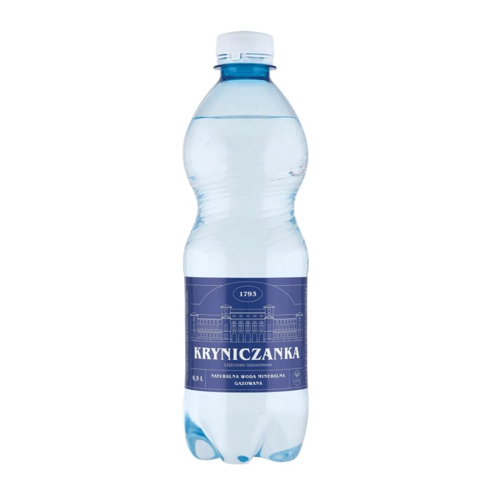 Woda Kryniczanka gazowana 500 ml DRS