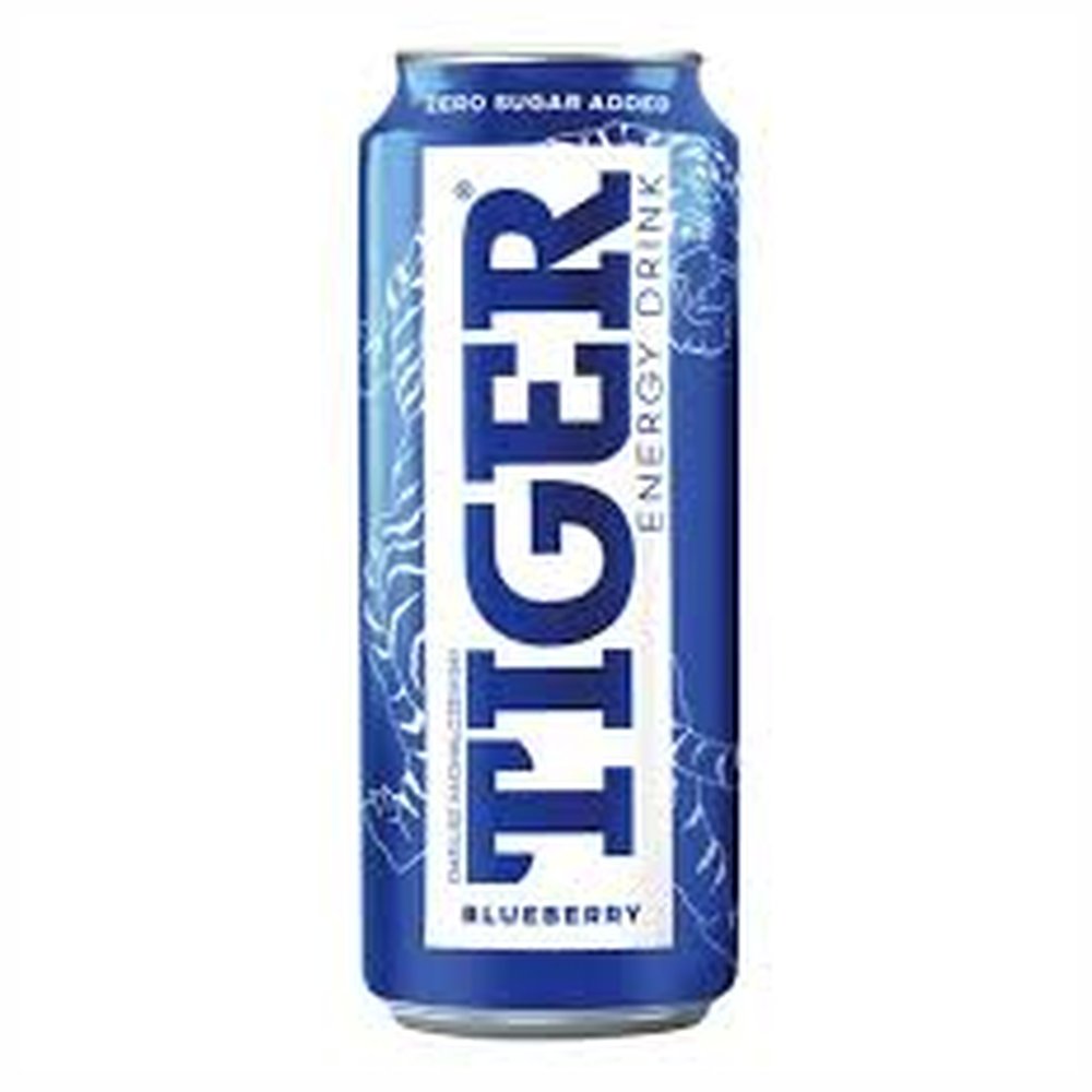 Energetyk Tiger Energy Drink Naked Line Blueberry 500 ml DRS