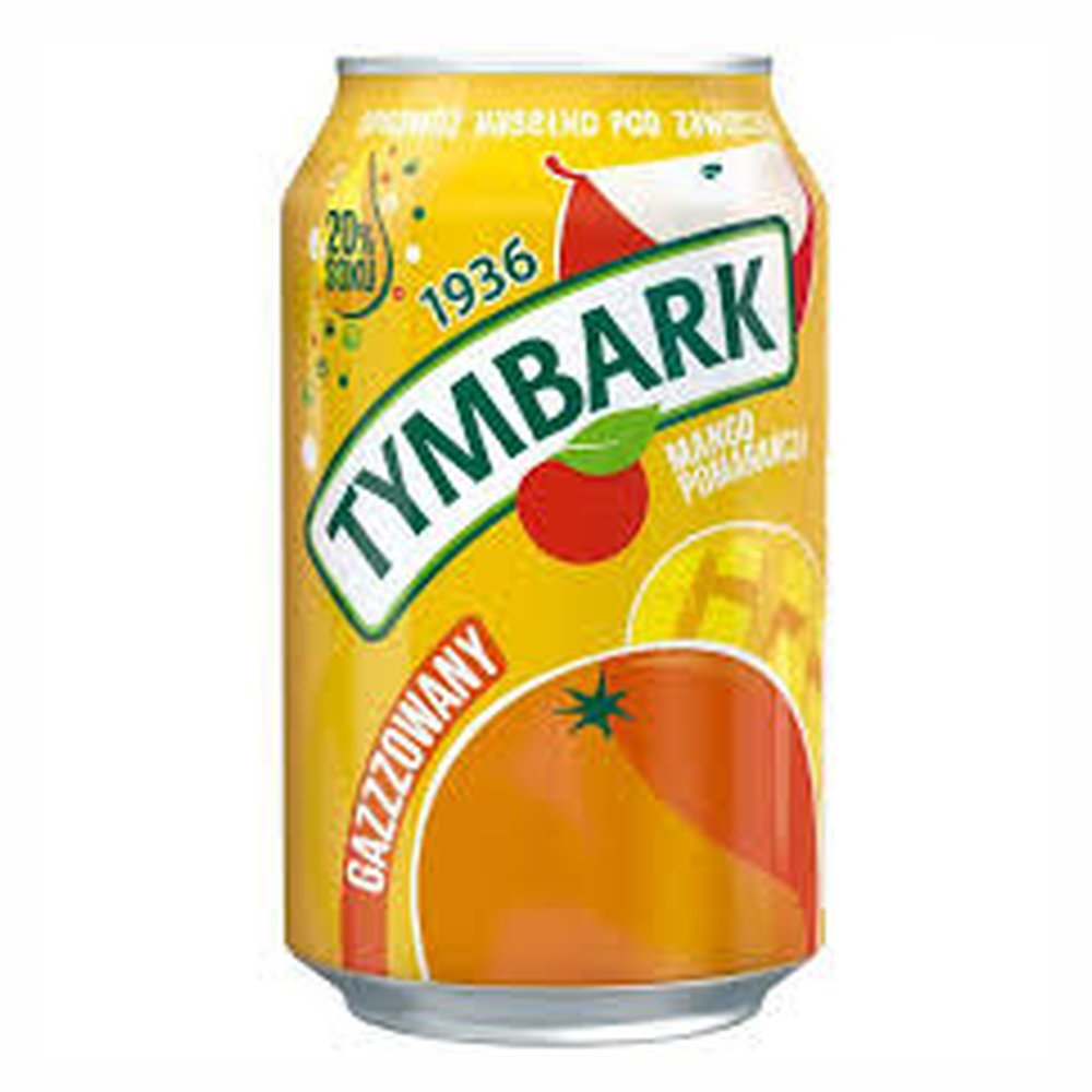 Napój Tymbark Gazzzowany Mango Pomarańcza 330 ml puszka DRS