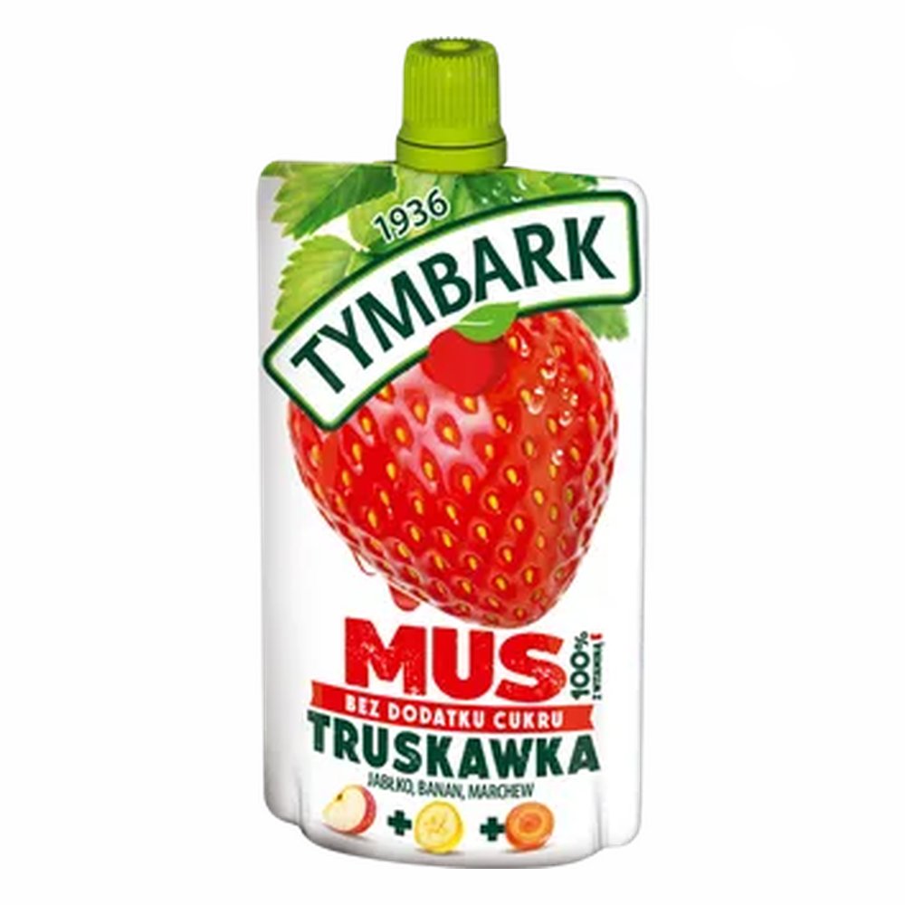 Tymbark Mus Truskawka Bana Marchew 200 g