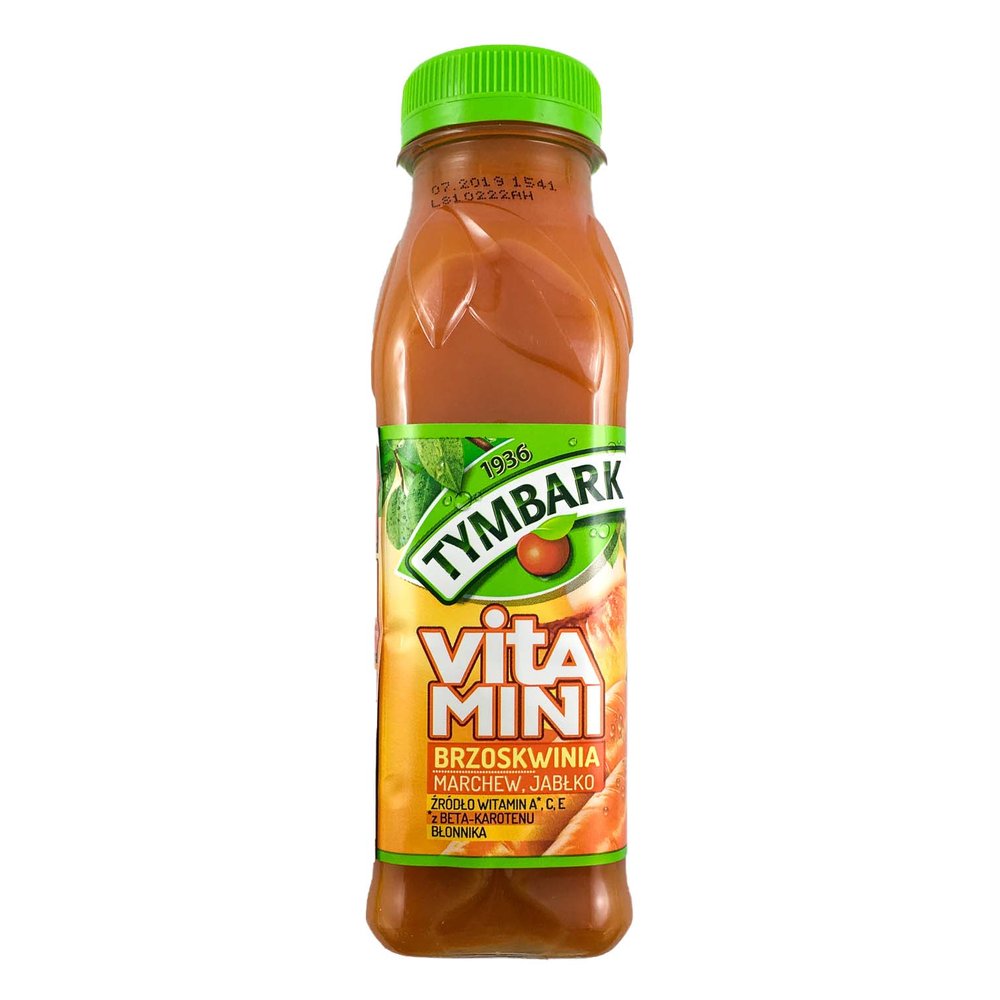 Sok Tymbark Vitamini Brzoskwinia Jabłko Marchew 300 ml DRS