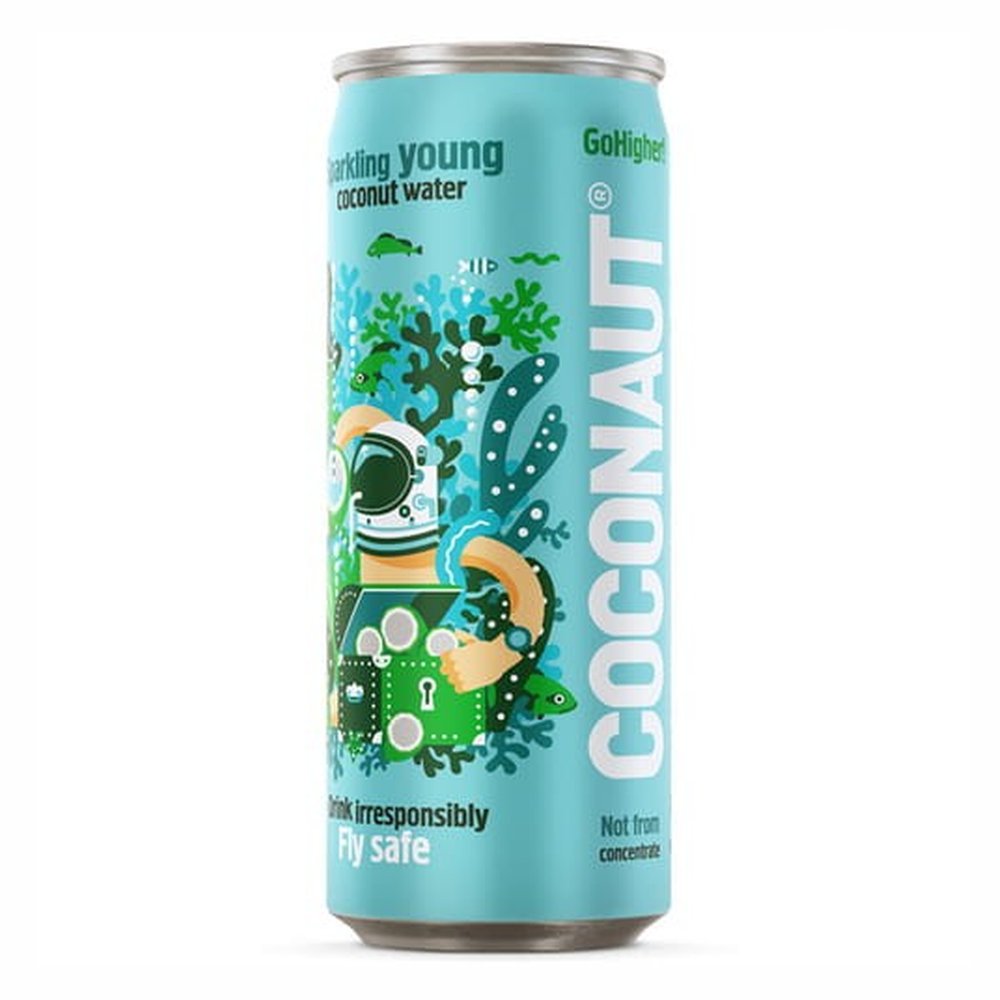 Woda gazowana Coconaut Puszka 320 ml DRS