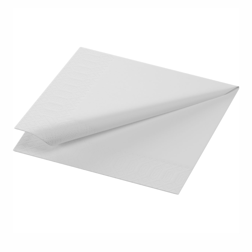 Serwetka Tissue 24 x 24 cm Biały 2-warstwowa