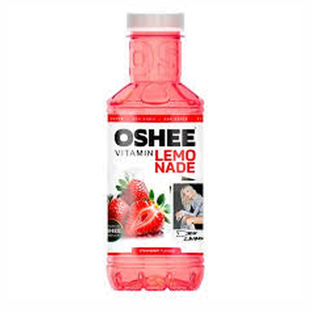 Napój OSHEE Vitamin Lemonade truskawka 555 ml PET DRS
