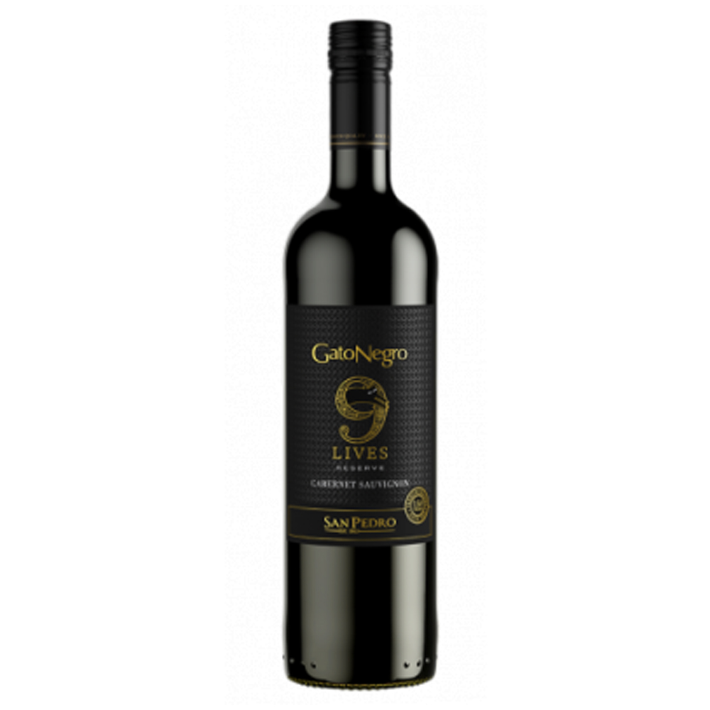 Wino Gato Negro 9 Lives Cabernet Sauvignon 13,5% czerwone wytrawne 750 ml