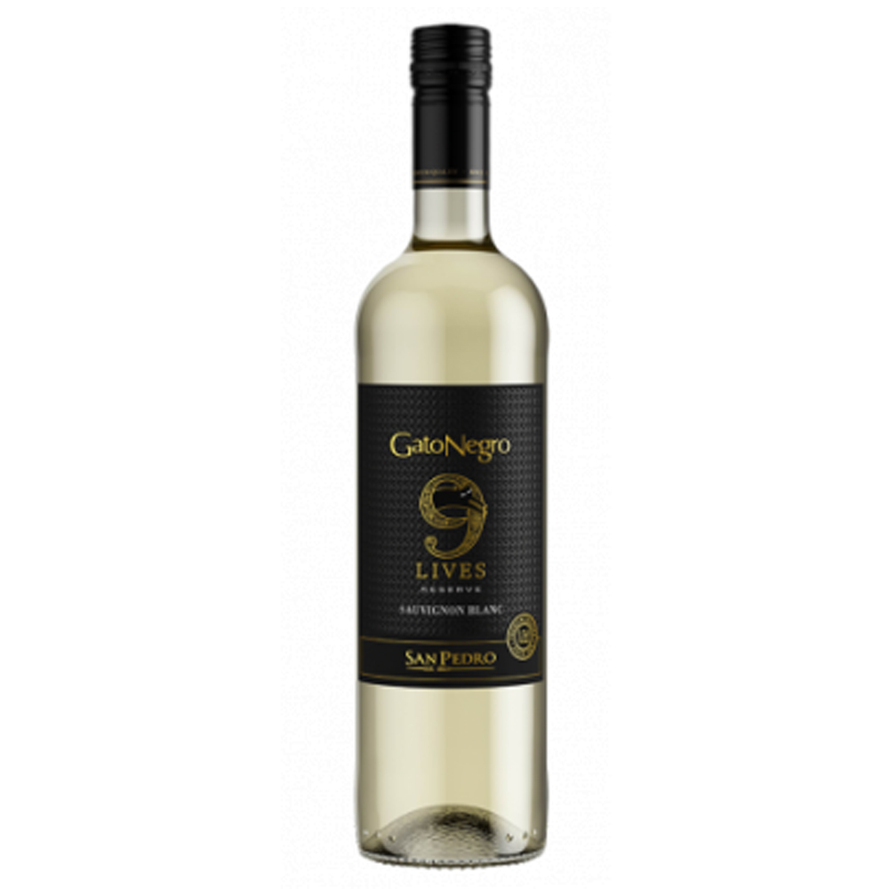 Wino Gato Negro 9 Lives Sauvignon Blanc 13% białe wytrawne 750 ml