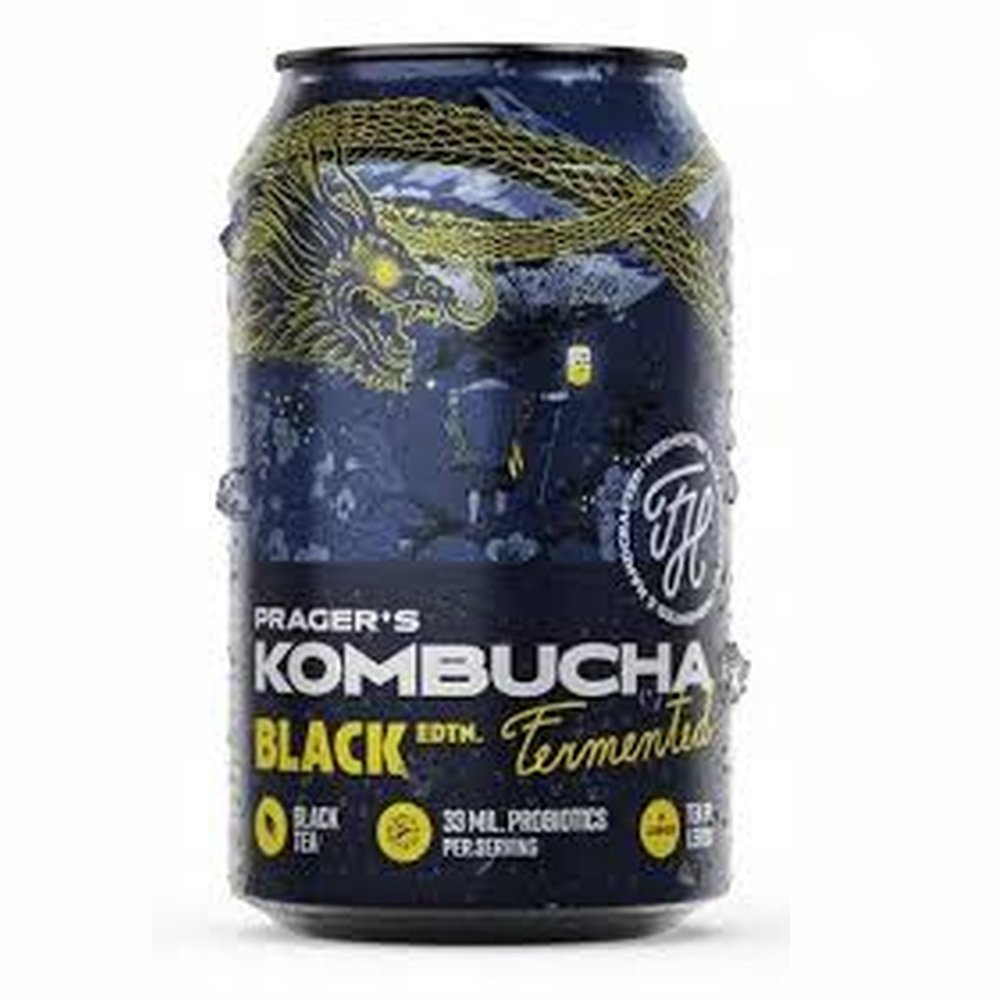 Napój Prager's Kombucha Black 330 ml puszka