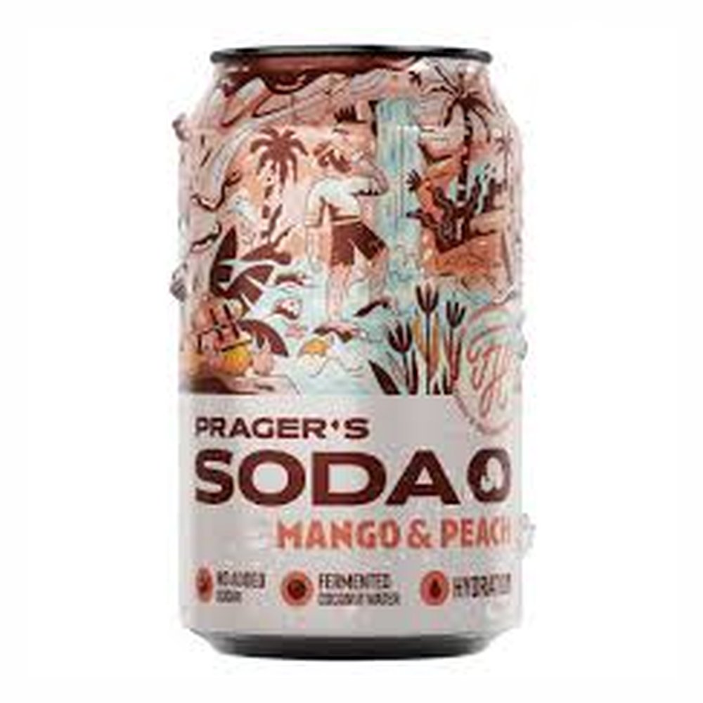Napój Prager's Kombucha Mango & Peach 330 ml puszka