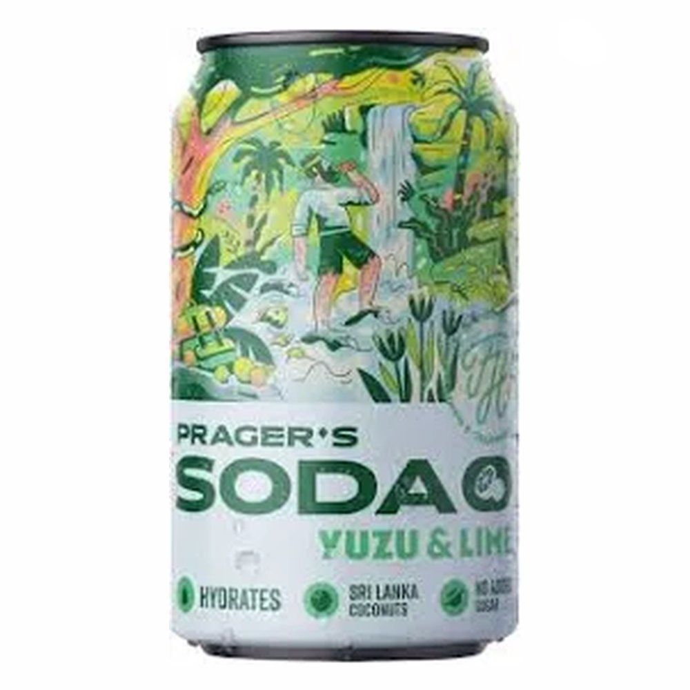 Napój Prager's Kombucha Yuzu & Lime 330 ml puszka