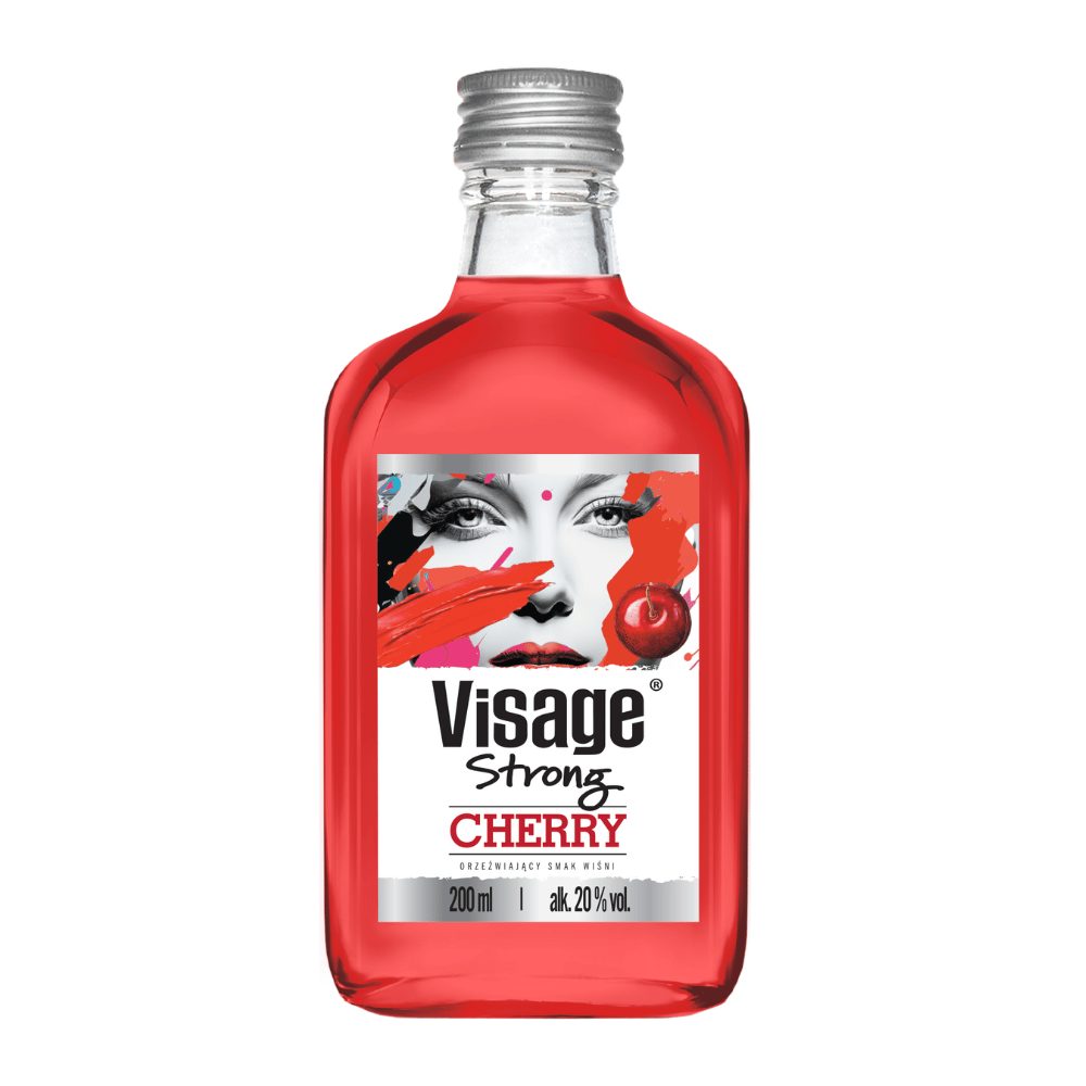 Wódka Visage Cherry 20% 200 ml