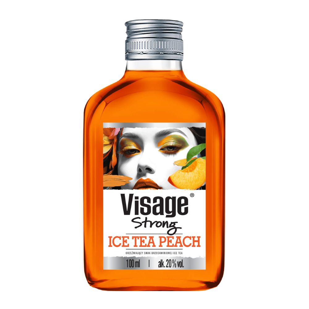 Wódka Visage Ice Tea Peach 20% 100 ml