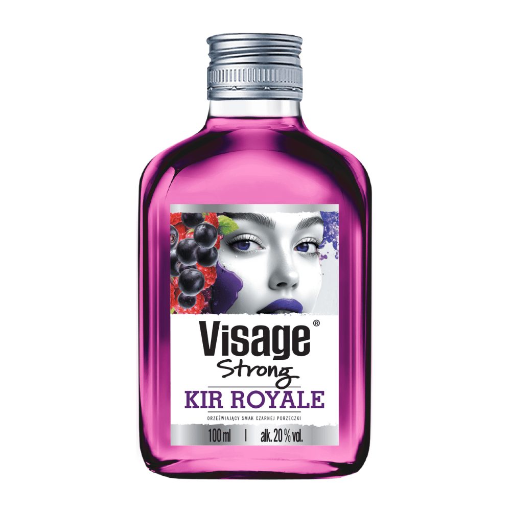 Wódka Visage Kir Royale Czarna Porzeczka 20% 100 ml
