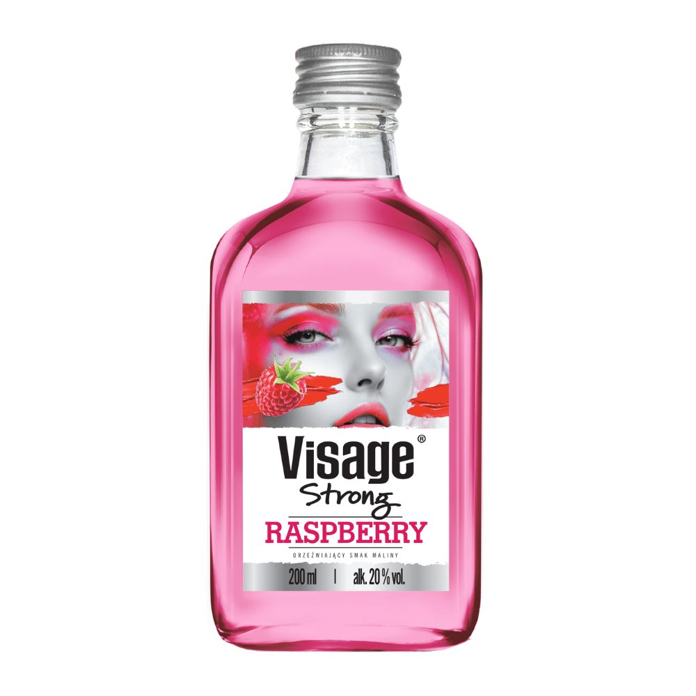 Wódka Visage Raspberry 20% 200 ml