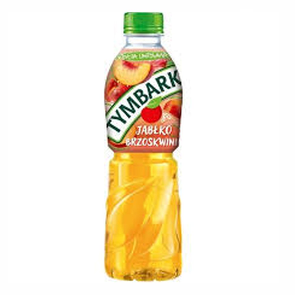 Tymbark Aseptic Jabłko Brzoskwinia 12 x 500 ml PET DRS