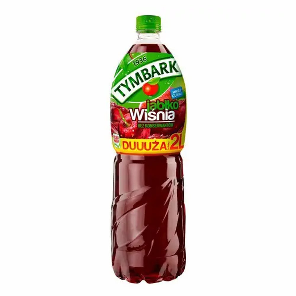 Napój Tymbark Aseptic Jabłko Wiśnia 6 x 2000 ml PET DRS
