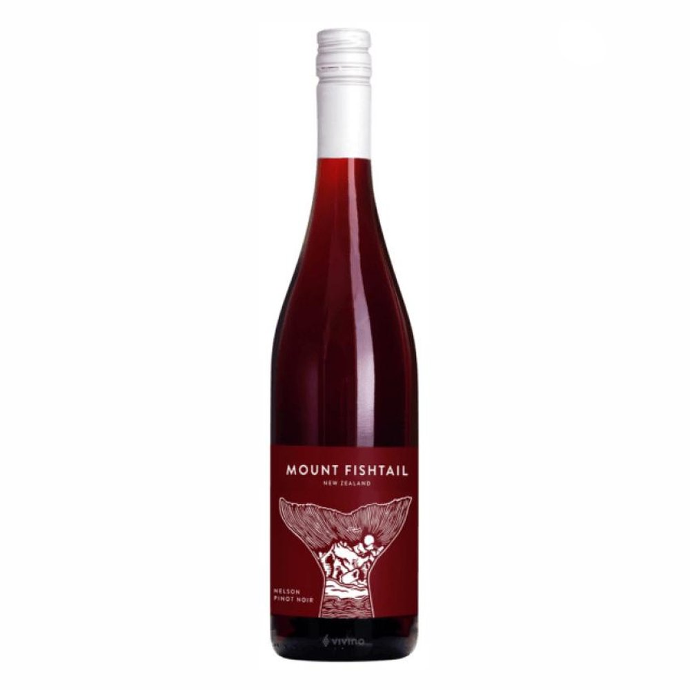 Wino Pinot Noir Mount Fishtail Nowa Zelandia 13% czerwone wytrawne 750 ml