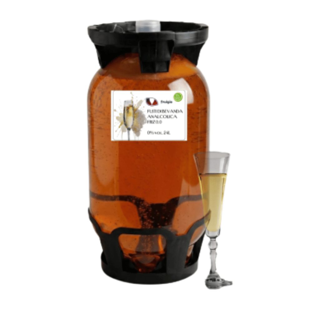 Wino musujące  Fruigio Frizzante 100% Glera 0% białe wytrawne 24l keg