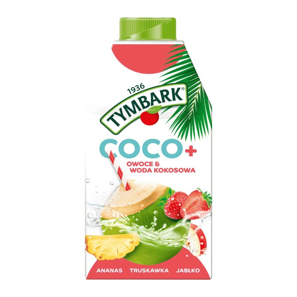 Napój Tymbark Coco + jabłko-truskawka-ananas 500 ml