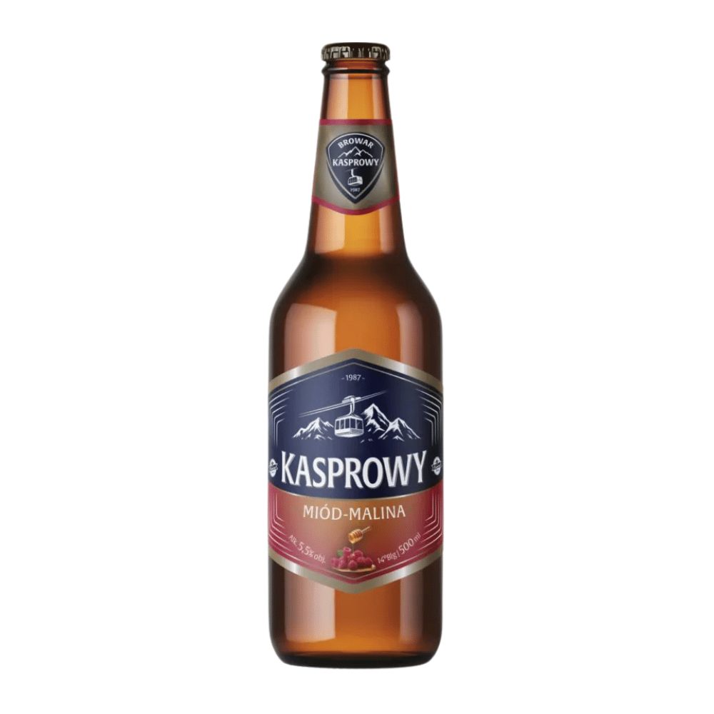 Piwo Browar Kasprowy Miód Malina 5,5% 500 ml