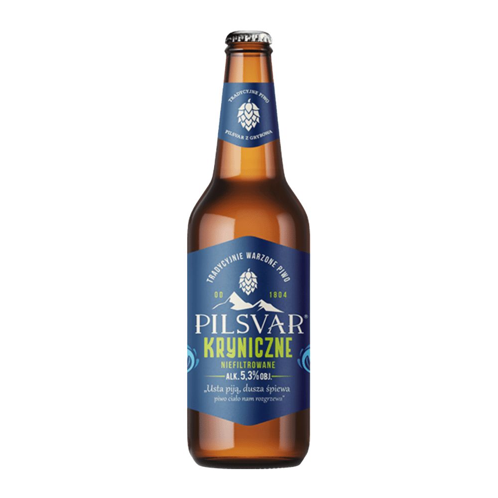 Piwo Pilsvar Kryniczna 5,3% 500 ml
