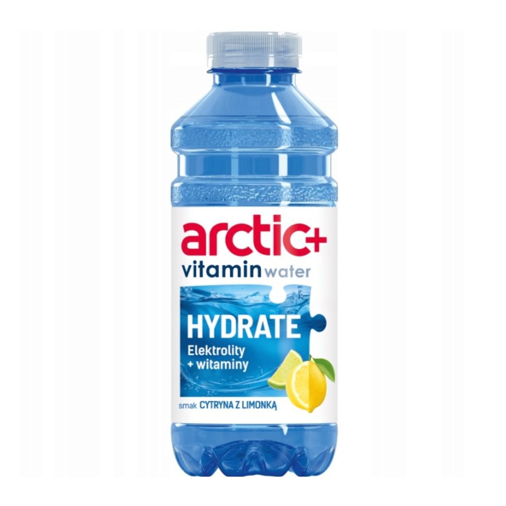 Napój Arctic+ Vitamin Water cytryna z limonką 600 ml DRS