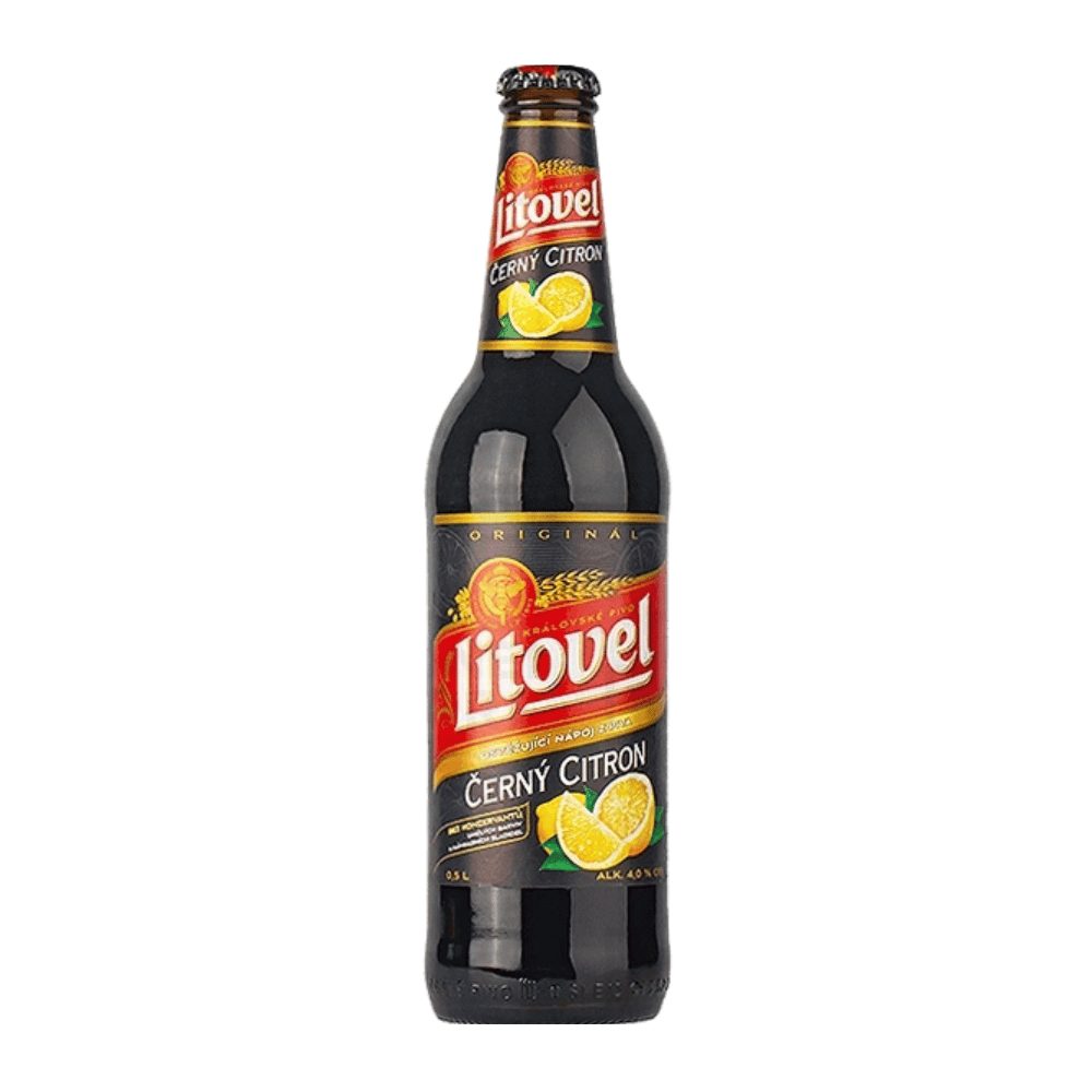 Piwo Litovel Cerny Citron 4% 500 ml zwrotna