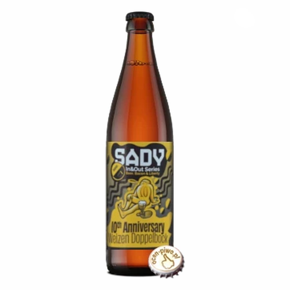 Piwo Sady In & Out 10TH Anniversary Weizen Doppelbock 7,9% 500 ml