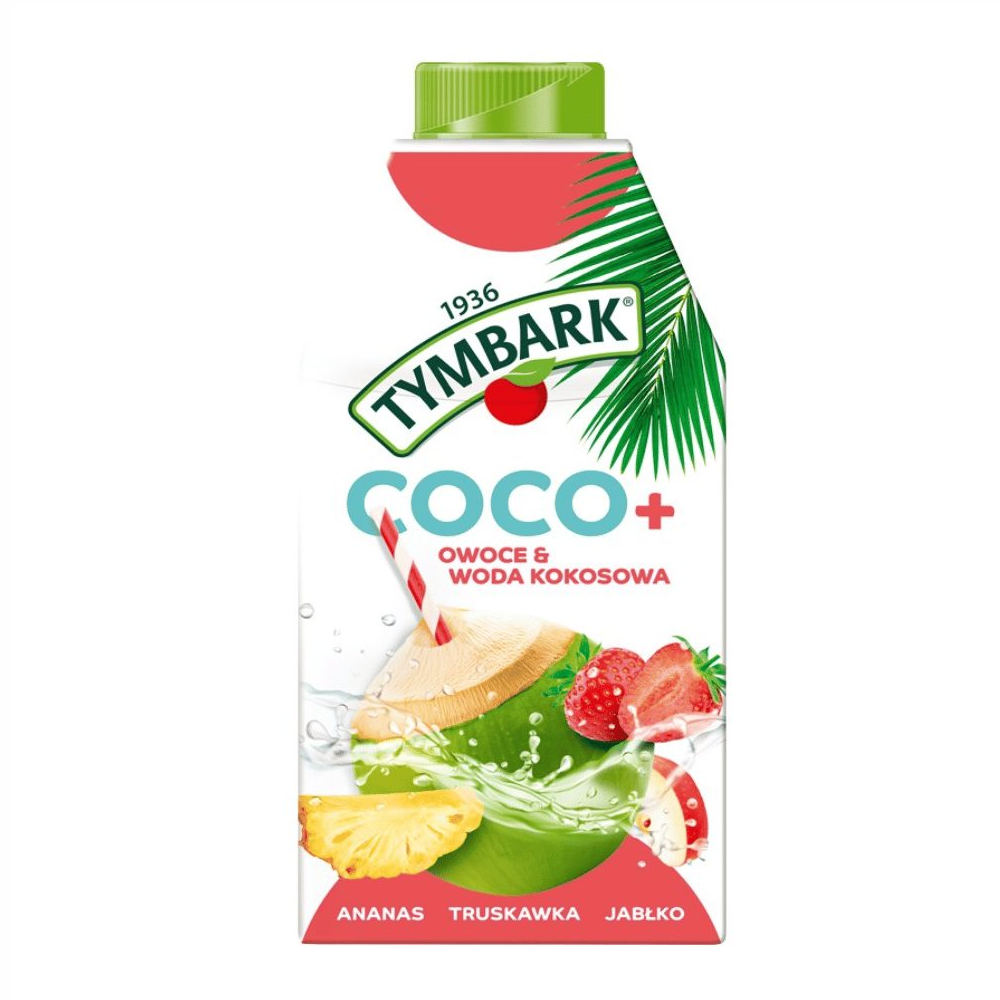 Napój Tymbark Coco + jabłko-truskawka-ananas 6 x 500 ml