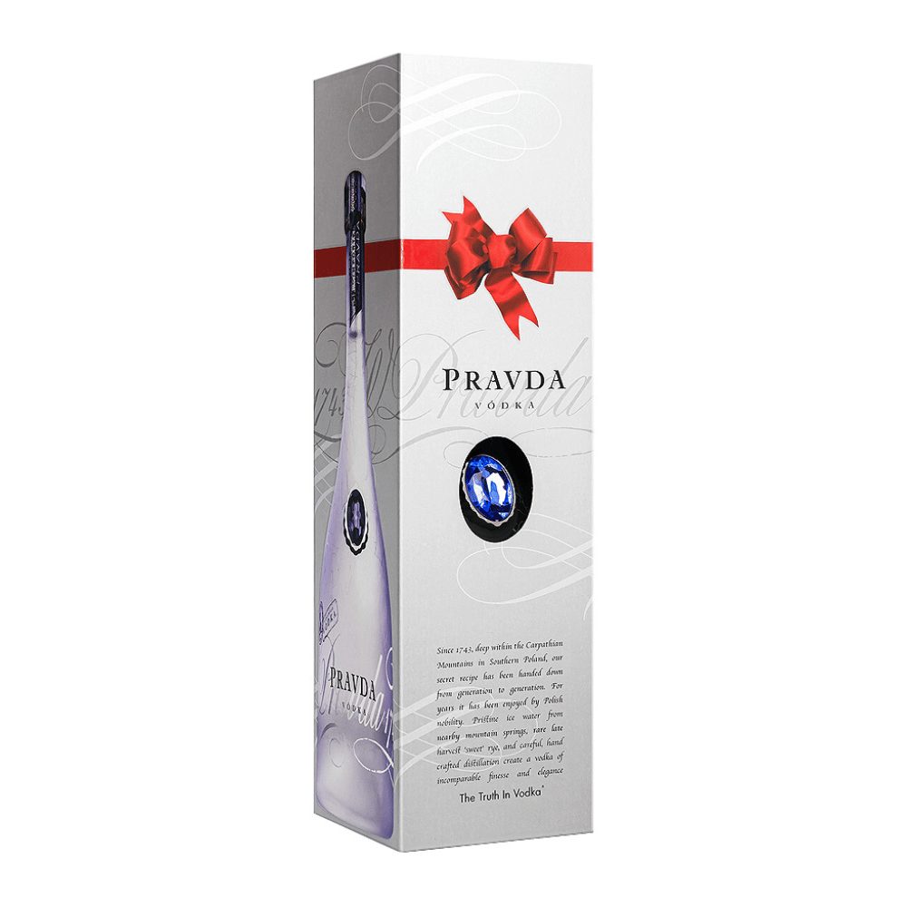 Wódka Pravda 40% 3000 ml kartonik szary