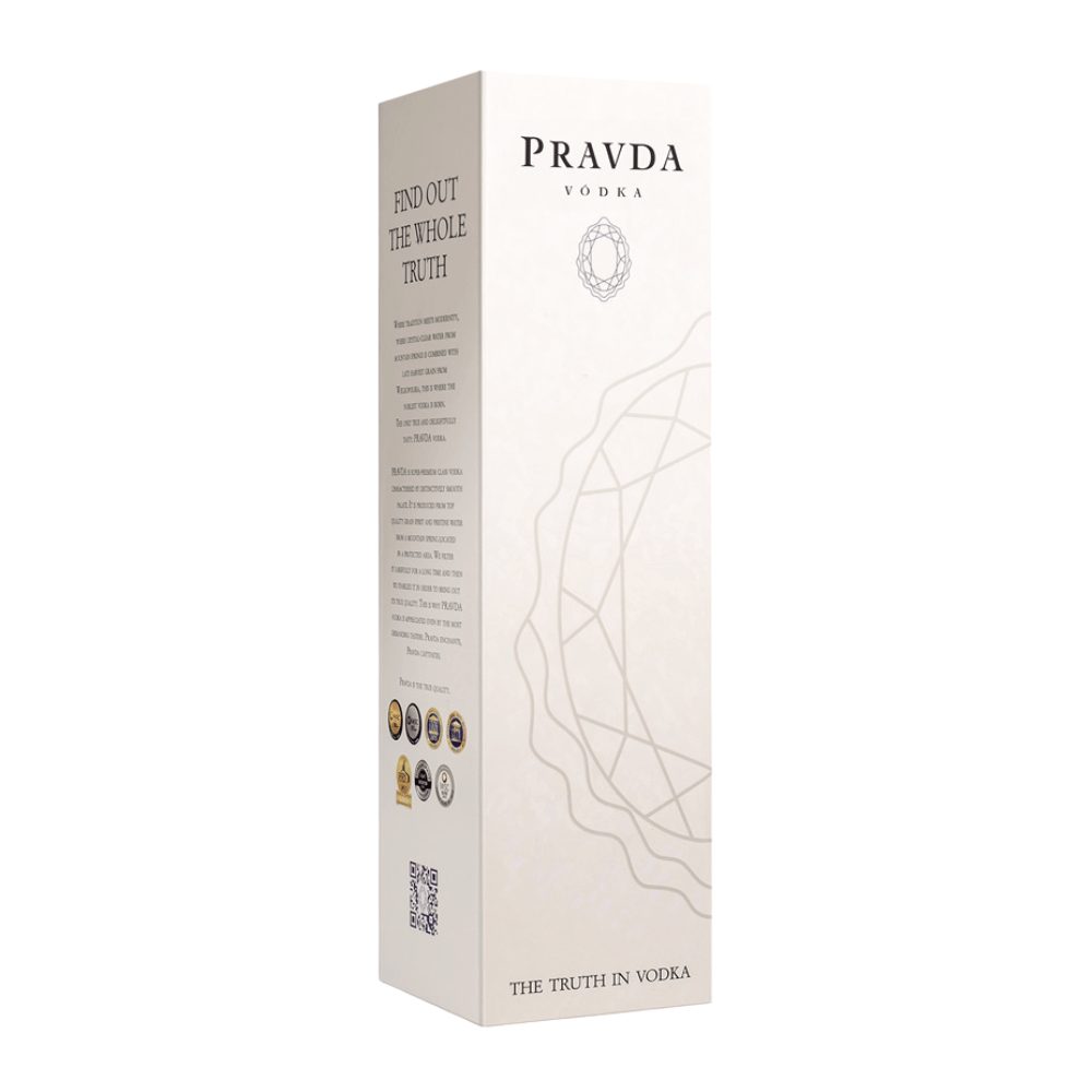 Wódka Pravda 40% 350 ml kartonik biały