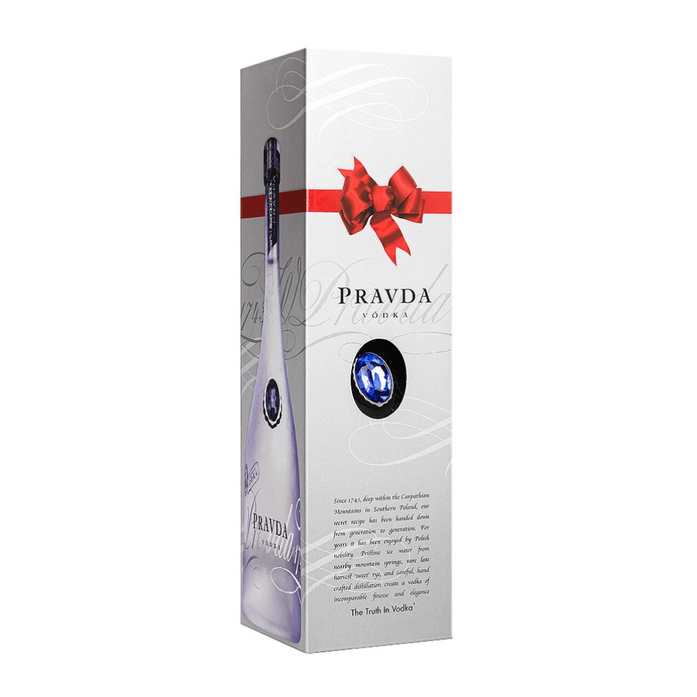 Wódka Pravda 40% 1750 ml kartonik szary
