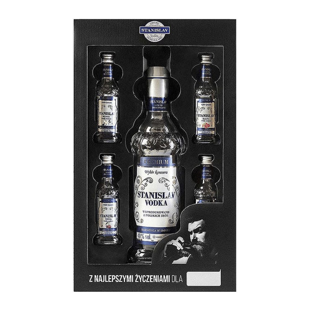 Wódka Stanislav Luxury 40% 700 ml + 4 miniaturki