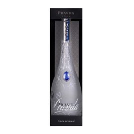 Wódka Pravda 40% 1000 ml kartonik czarny