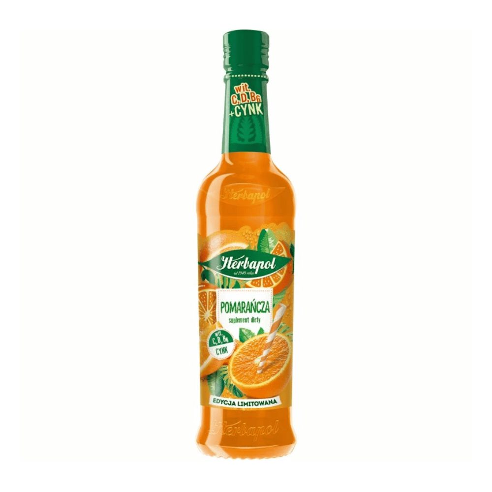 Syrop Herbapol Pomarańcza 420 ml