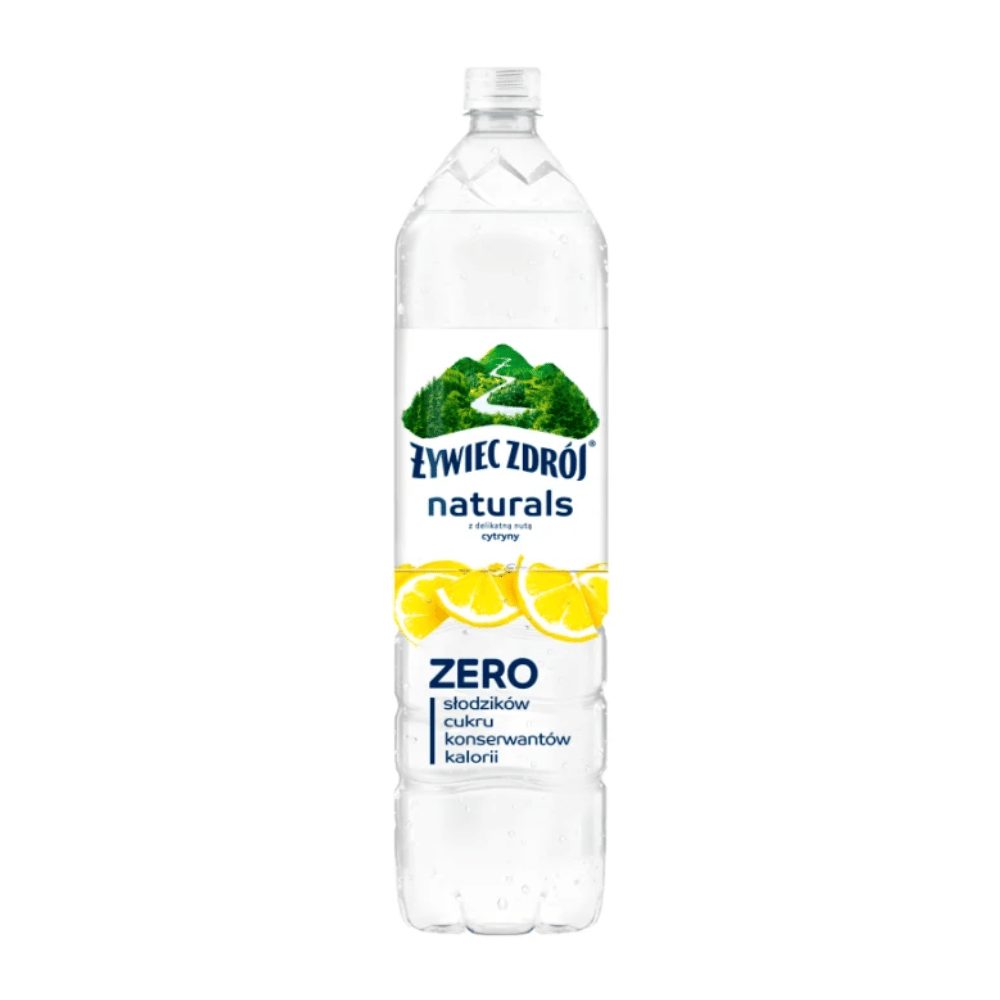 Woda Żywiec Zdrój Naturals Cytryna niegazowana 1200 ml DRS