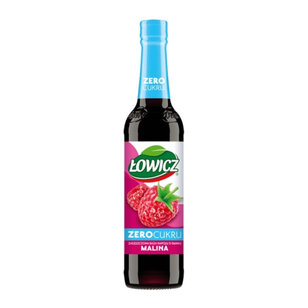 Syrop Łowicz zero cukru malina 400 ml