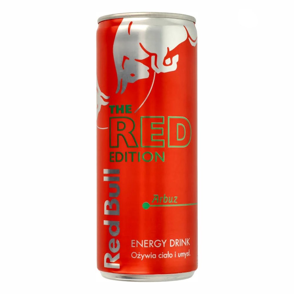 Napój energetyczny Red Bull Red Edition Watermelon 250 ml puszka